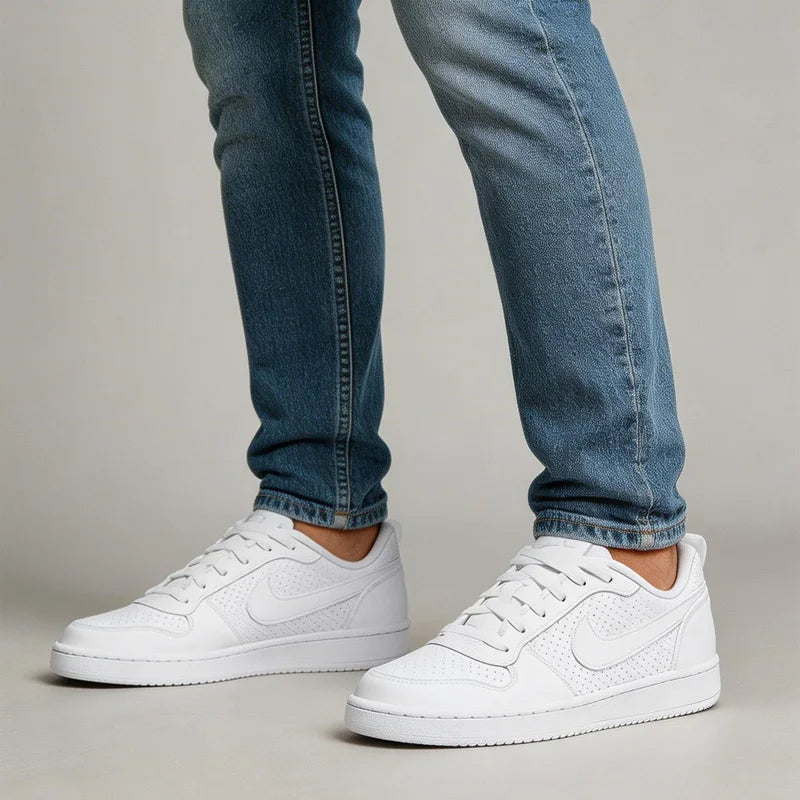 Nike Court Borough Retro versatile casual antiscivolo traspiranti bilanciate low-top bianche Av3171-100