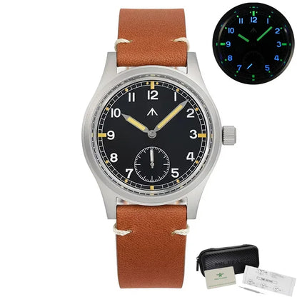 Militado D12 Quartz Watch Men VD78 Movement Domed Sapphire Crystal V2 Clear AR Coating Wristwatch 10Bar Water Resistance Watch