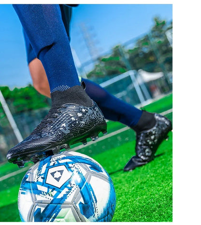 Chaussures de football anti-ald pour hommes, baskets de football respirantes, chaussures de football en plein air, basses, coordonnantes, TF, FG