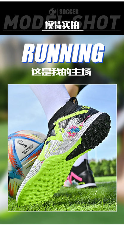Men's New TF Football Boots Society Professional Comfortable Top Quality Male Soccer Shoes Adult Casual Ultralight Football Shoes