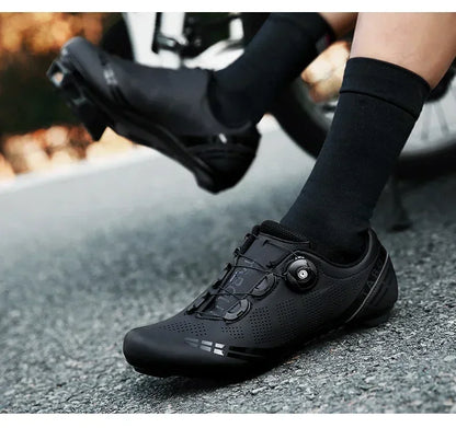 Scarpe da ciclismo unisex per bici da strada, da uomo, da racing, autobloccanti, sneaker da velocità per bicicletta da donna, tacchette SPD, calzature da ciclismo su strada