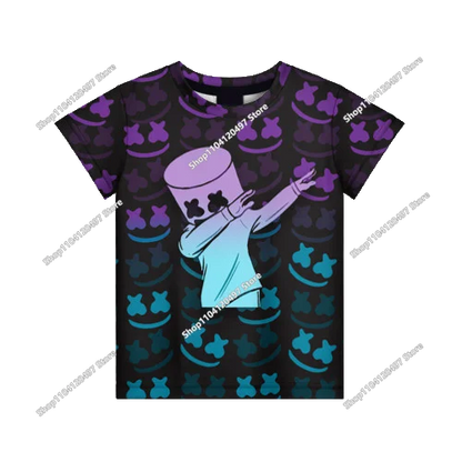 Summer Fashion Fortnite Mascot 3D Print Kids T-Shirt Casual T-shirt Boys Girls Unisex Children's Clothing T-shirt Tops