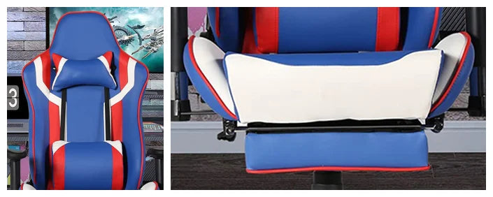 Fauteuil de jeu e-sport inclinable avec accoudoirs articulés de haute qualité