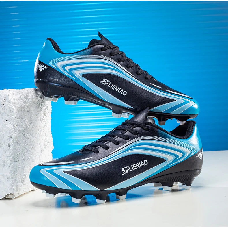 Nouvelles chaussures de football pour hommes, crampons de terrain antidérapants, chaussures de football pour l'entraînement, baskets de haute qualité, futsal, intérieur, vente chaude, extérieur