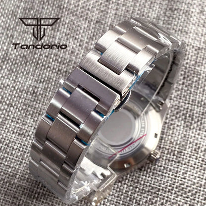 Tandorio 39mm Diving Pilot Automatic Watch for Men NH35/PT5000/Miyota8215 Movement AR Sapphire Crystal 20BAR Waterproof Luminous