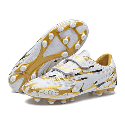 Chaussures de Football pour enfants, crampons de Football en plein air, chaussures de sport professionnelles pour garçons et filles, bottes de terrain de Football de haute qualité pour enfants