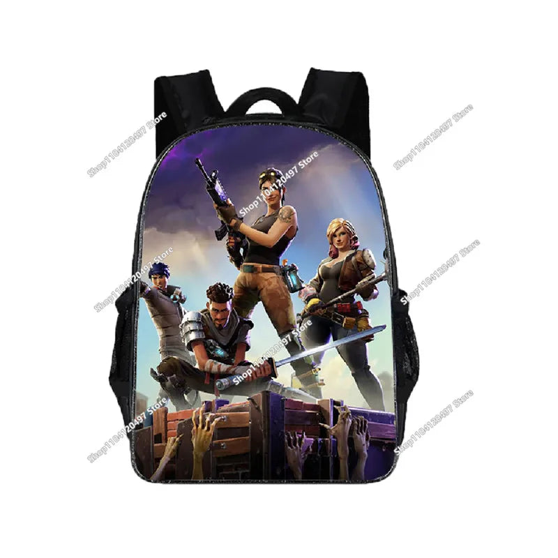 Fortnite School Bags Boys Girls Backpacks Large-capacity Knapsack High-quality Bookbags Fortnite Figure Laptop Bag Gift