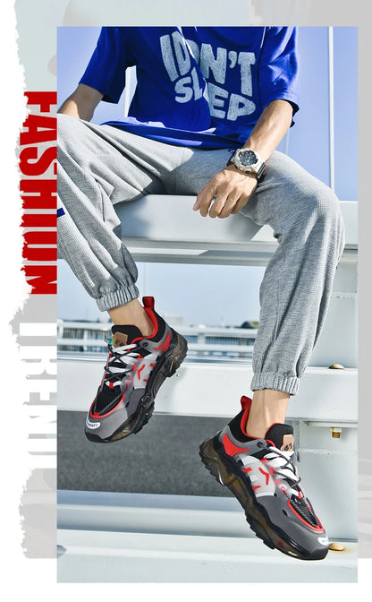 Herrskor Sneakers Herrskor för fritid Herrskor tennis Lyxskor Träningsskor Löpskor Andningsbara skor Modeloafers Löparskor för män