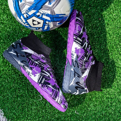 Chaussures de football montantes pour hommes, crampons professionnels pour terrain de football, baskets athlétiques pour adolescents, entraînement de football 2026