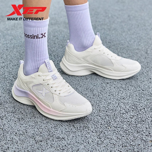 XTEP Running Shoes For Women 2025 Summer New Elastic Comfortable Wear-Resistant Training Professional Sports Shoes 875218110067