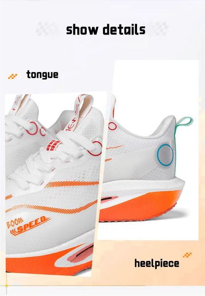 Zapatillas de running con placa de carbono para hombre y mujer, profesionales para maratón, competición y entrenamiento en carretera, transpirables y ligeras