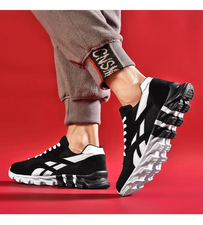 men's and women's running shoes breathable casual sneakers anti-slip vibration comfortable walking shoes 38-46