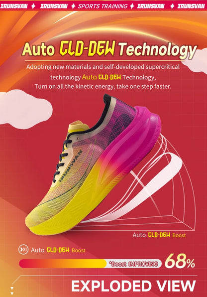 IRUNSVAN Lightweight Marathon Sneakers Men Running Shoes Breathable Sports Shoes Casual Comfortable Athletic Training Unisex