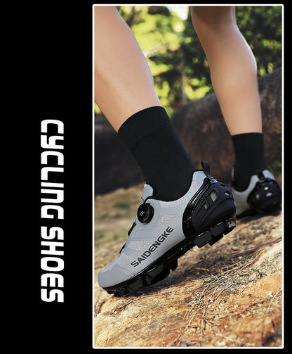 Unisex nye cykelsko – professionelle, lette, luksuriøse og originale landevejs-/MTB-racercykelsko i gummi til mode, cykel, streetwear og sport
