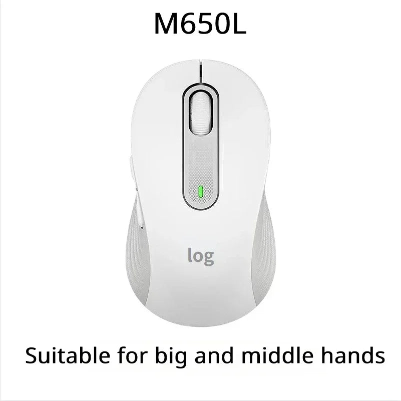 Logitech M650 M650L Wireless Bluetooth Silent Mouse Office Laptop Sensor Technology Advanced Optical Programmable Buttons Mice