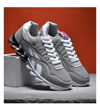 men's and women's running shoes breathable casual sneakers anti-slip vibration comfortable walking shoes 38-46