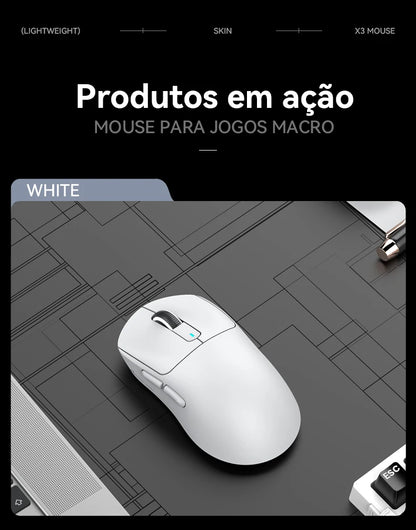 Atack Shark X3 PAW3395 Mouse Lightweight Wireless Gaming Mouse,Tri-Mode  Mouse,26K DPI PAW3395,PC/Laptop/Win/Mac