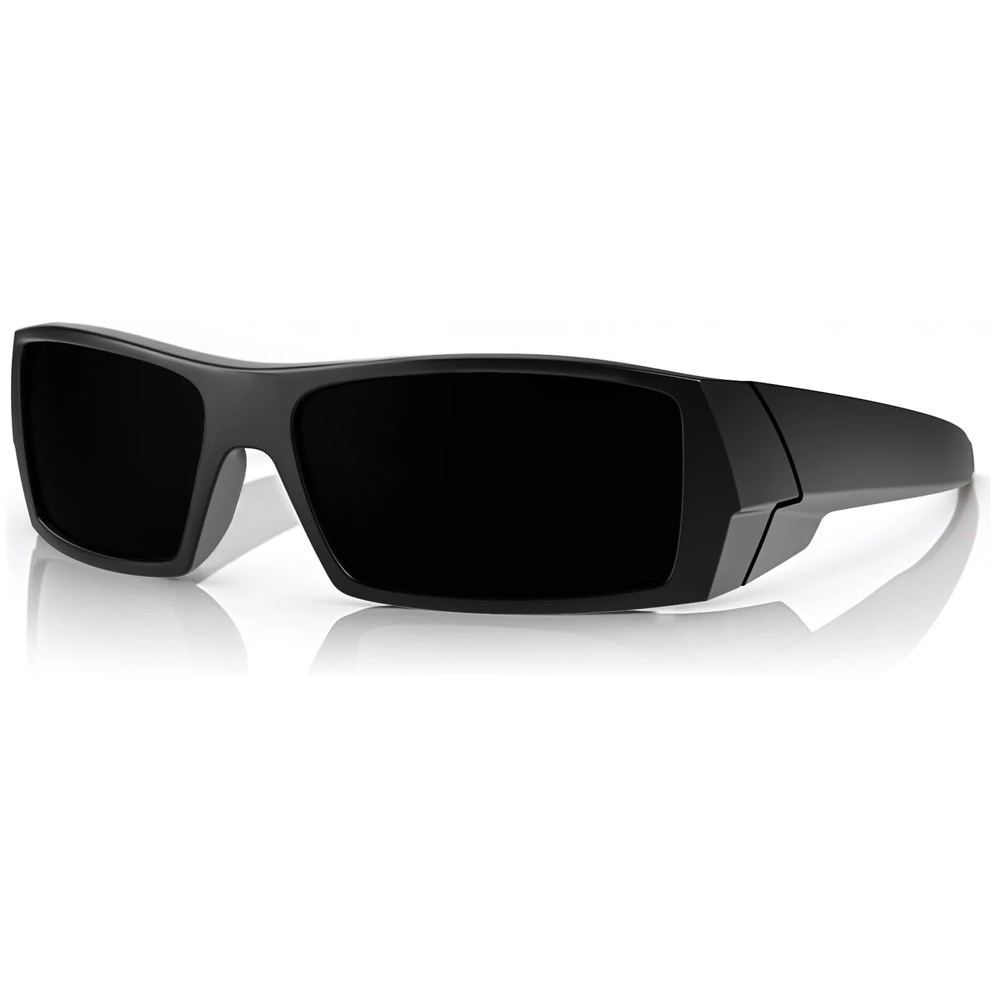 MAXJULI Z87 Polarized Sunglasses Men Wrap Around Sport Driving UV400 Retro Vintage Shield Safety Glasses 8231