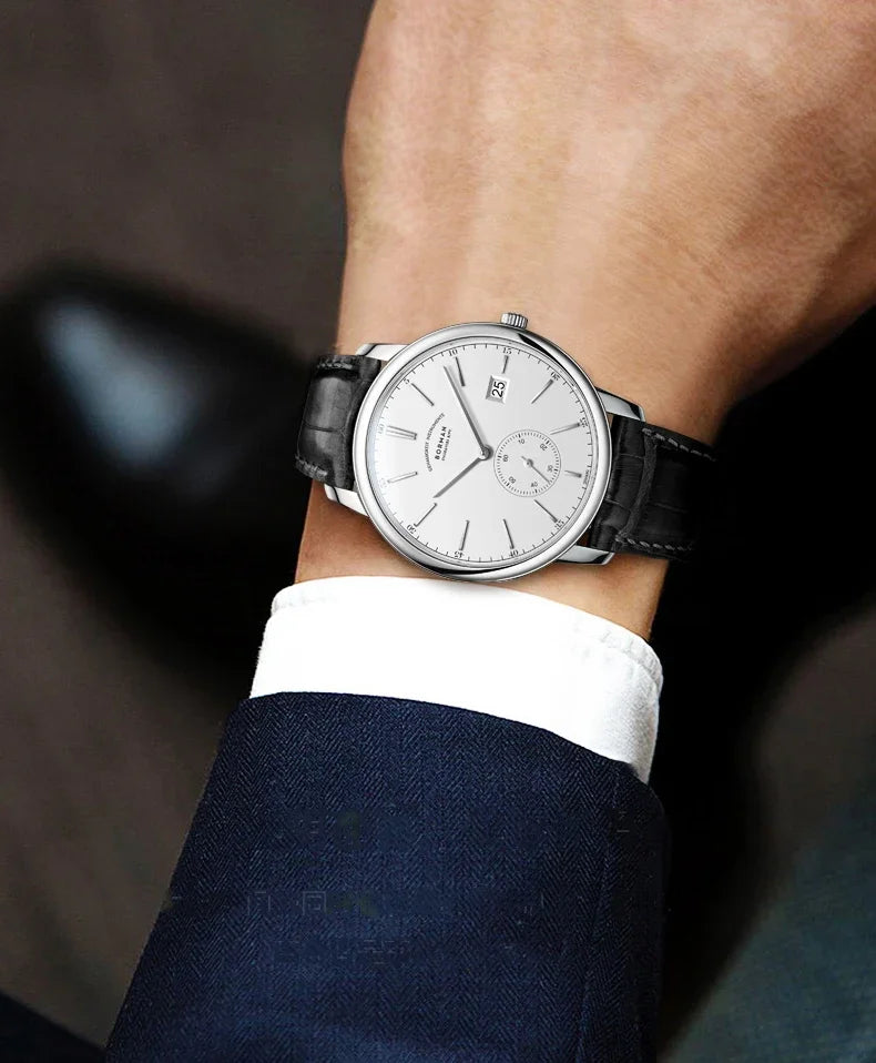BORMAN BM3817 TOP Watch New 42 Luxury Men Automatic Mechanical Men's Watches Sapphire Ultra-thin 50M Waterproof Sub Dial Clocks