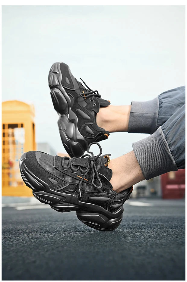 chaussure homme Baskets de luxe pour hommes, chaussures de course respirantes et décontractées, mocassins à la mode