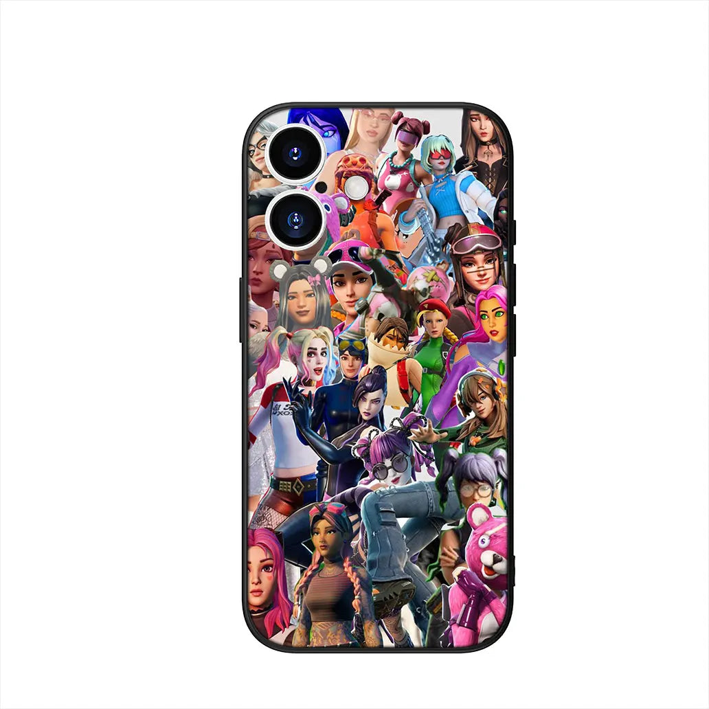Game F-Fortnite Wallpaper Case for Samsung Galaxy A07 A13 A12 A23 A42 A50 A51 A52 A53 A70 A71 A72 A21S A04 Note 20 9 8 10 Cover