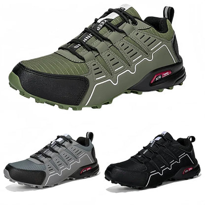 Men’s Lockless Cycling Shoes, Outdoor Mountain Cross-Country Non-Slip Hiking Shoes, Breathable Sports Shoes, Road Cycling Shoes