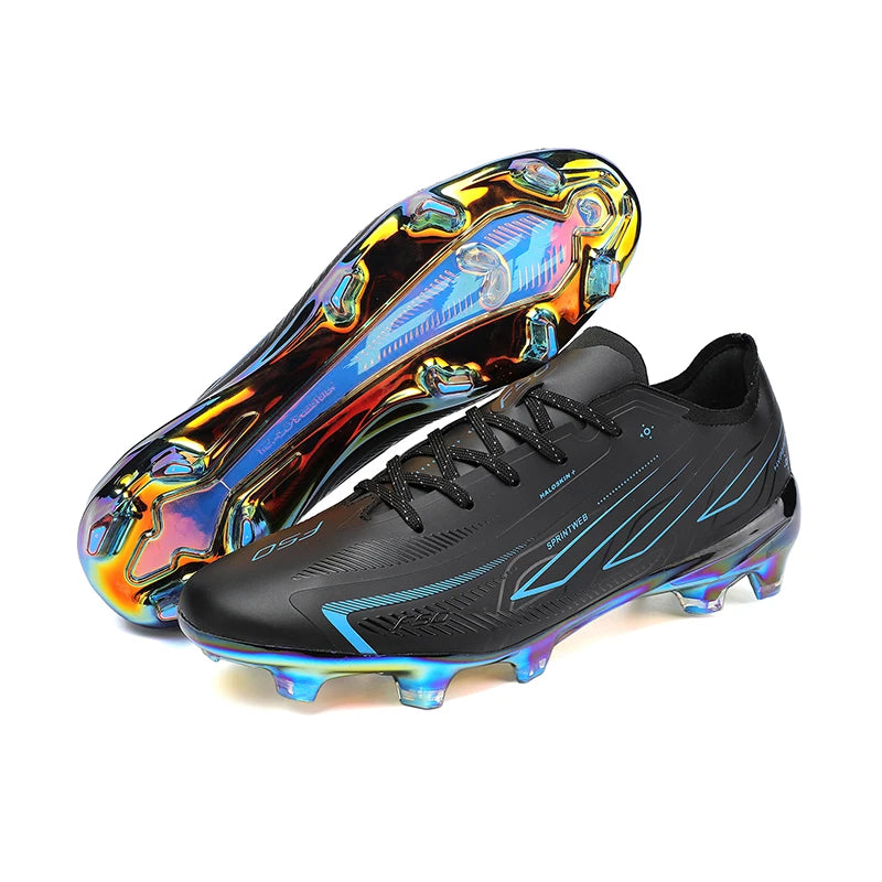 Chaussures de football pour hommes, baskets confortables, chaussures de football de haute qualité avec crampons longs pour garçons - Conception durable et résistante à l'usure