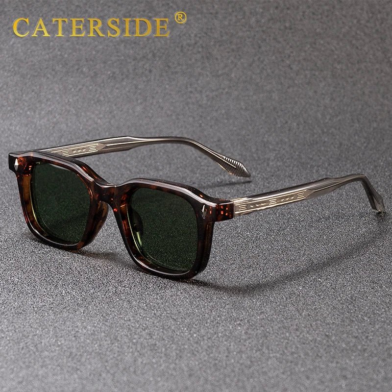 CATERSIDE Fashion Simple Men Sunglasses High Quality Brand Design Sun Glasses Women Outdoor Party Vacation Travel Eyeglasses