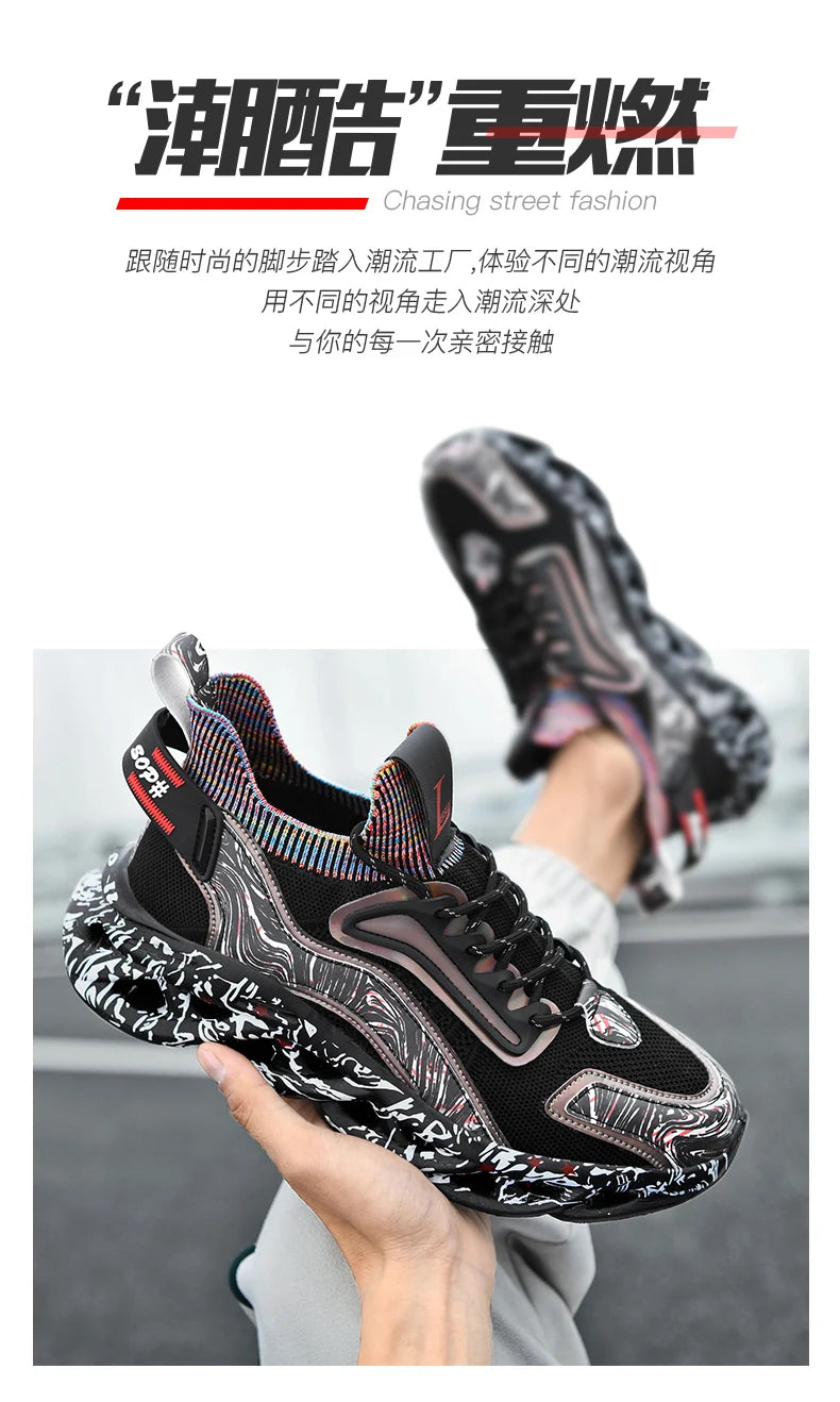 Shoes Men Sneakers Male Casual Men's Shoes Tennis Luxury Shoes Trainer Race Breathable Shoes Fashion Loafers Running Shoes for Men