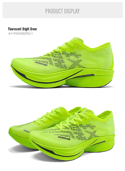 IRUNSVAN Carbon Plate Sports Shoes Marathon Professional Running Shoes Shock Absorbent Breathable Jogging Shoes unisex 095