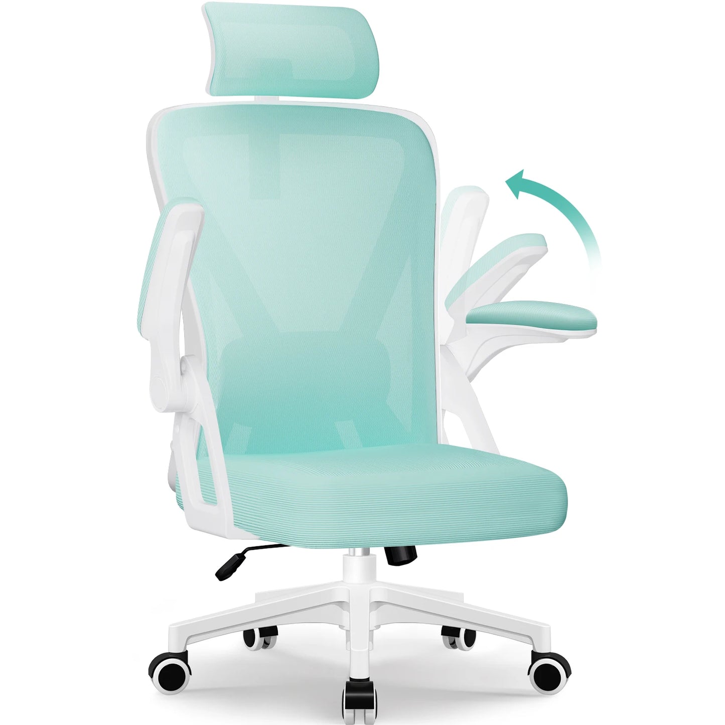 Office Chair Ergonomic Reclining 90°-135°,Desk chair with Lumbar Support,Computer chair Adjustable Headrest,living room chairs