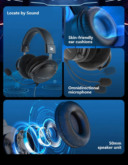 TALOMEN W550x Corded Studio Headphones Stereo Professional DJ Headphones Over-Ear Monitor Headphones with Detachable Cable