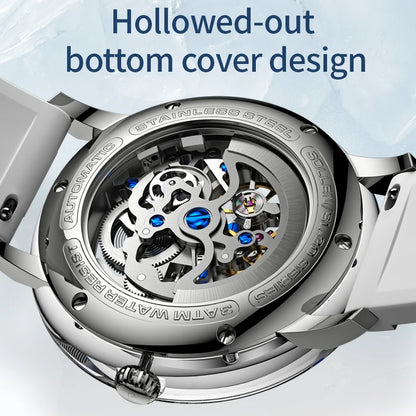 Luxury Brand Mens Automatic Watches Pagani Design Transparent Mechanical Watch For Men Sport Mechanical Skeleton Wristwatch Relo
