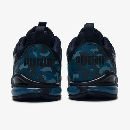 Chaussures de course Puma 311972-01 Navy Mesh Air Cushion pour hommes, baskets athlétiques respirantes absorbant les chocs pour l'entraînement quotidien au jogging