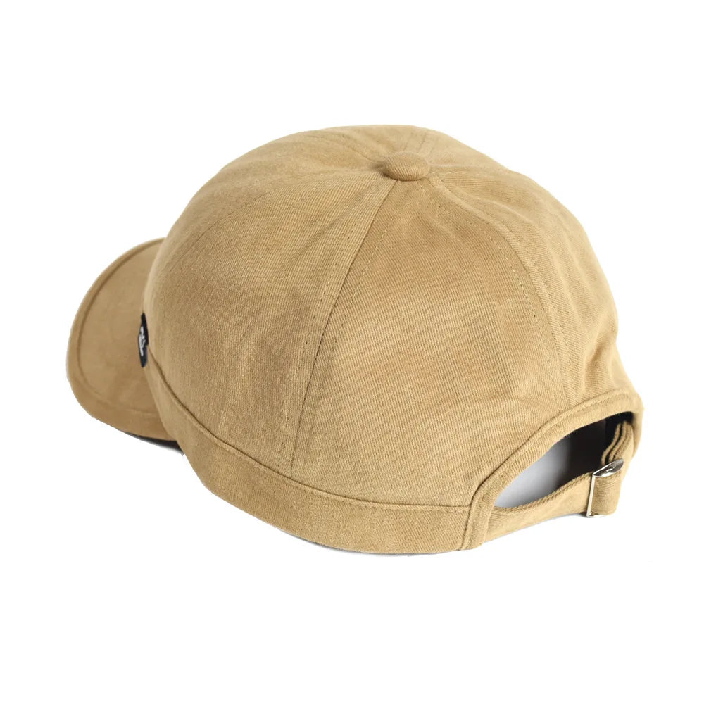 Czapka baseballowa w stylu vintage z krótkim daszkiem, bawełniana, męska i damska, miękka czapka typu „dad hat”, regulowana, w stylu trucker, czapki o niskim profilu