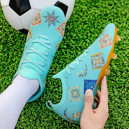 Scarpe da calcio professionali Lawn Nails resistenti all'usura, multicolore, con forte aderenza e grande equilibrio, per allenamento estivo all'aperto