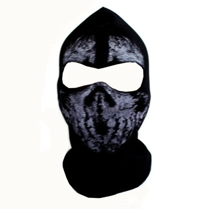 Unisex Ghost Print Skull Motorcycle Face Mask War Game Call Of Duty MWII 2022 COD Ghost Simon Riley Balaclava Mask For Adult