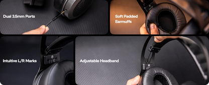 Pre-order Linsoul Kiwi Ears Altruva Hi-Fi 50mm Dynamic Driver Headphones Open-Back Design Headphones with Premium Design
