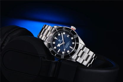 PAGANI DESIGN men’s automatic watch – BB58 luxury model, mechanical sports wristwatch, made of stainless steel and water-resistant