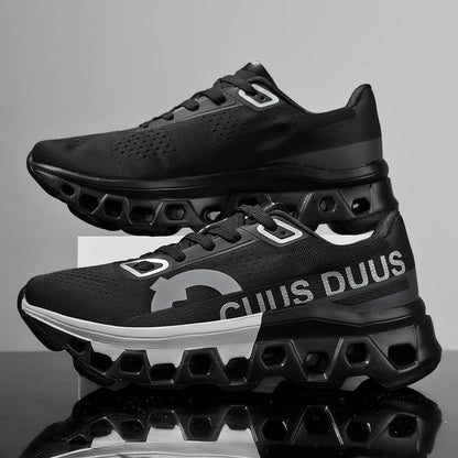Men's Running Shoes Off-Road Cushioning Jogging Non-Slip Breathable Mesh Luxury Outdoor Couple Trainer Race Sneakers