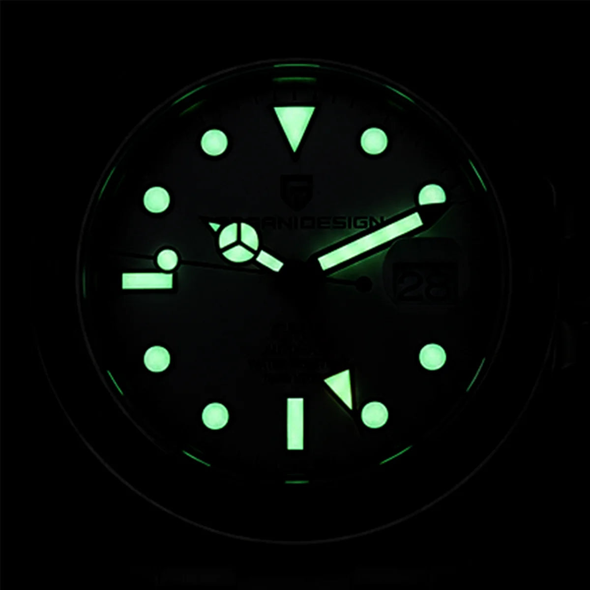 Pagani Design 2026 Nuovo orologio subacqueo da uomo 42mm in zaffiro, automatico meccanico GMT, impermeabile 100m PD1682