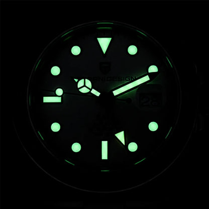 Pagani Design 2026 Nuovo orologio subacqueo da uomo 42mm in zaffiro, automatico meccanico GMT, impermeabile 100m PD1682