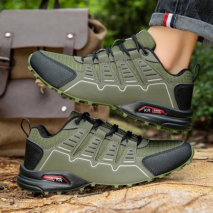 Men’s Lockless Cycling Shoes, Outdoor Mountain Cross-Country Non-Slip Hiking Shoes, Breathable Sports Shoes, Road Cycling Shoes