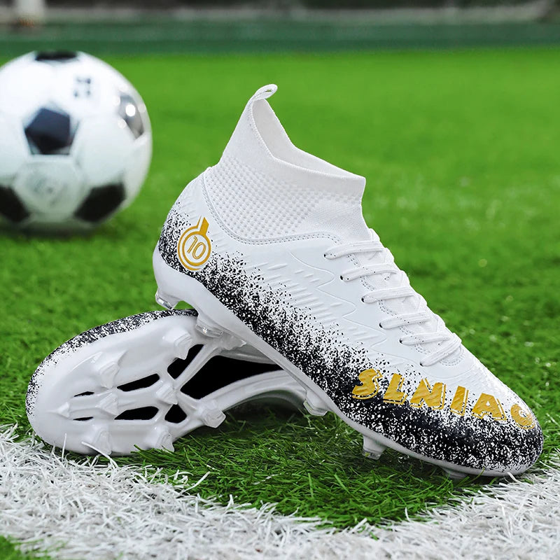 Chaussures de football professionnelles pour hommes, crampons de football FG ultralégers, baskets d'entraînement de football, chaussures de sport d'extérieur