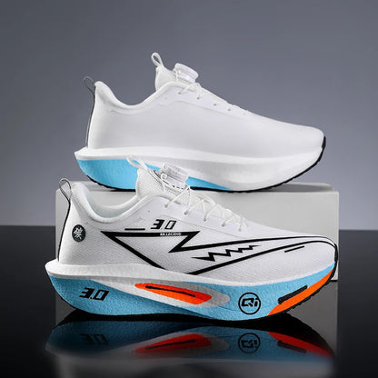 Ténis de corrida 2026 com placa de carbono para maratona, desportivos para homem, respiráveis, leves, confortáveis para mulher, atléticos, antiderrapantes e casuais, novidade