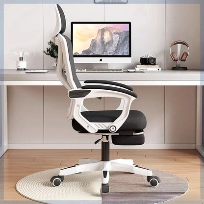 Chaise de jeu ergonomique, chaise de bureau, chaise de bureau pour étude, chaise avec support lombaire, hauteur réglable, chaise pour e-sport, chaise pour dortoir, chaise universitaire.