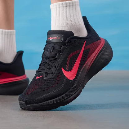 Chaussures de course sur route pour hommes Nike IB1873-007, semelle entièrement Air Zoom, amorti, respirantes, légères, baskets d'entraînement, noir et rouge