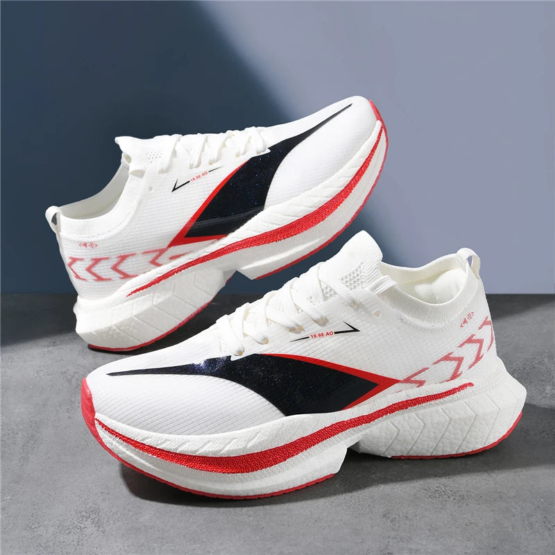 Men's Air Cushion Running Shoes Men's Sneakers Carbon Board Marathon Jogging Shoes Outdoor Sport Shoes Tennis Male Casual Shoes