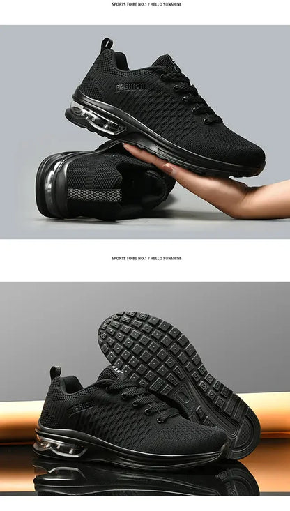 Male Sneakers 2025 New Sports Casual Fashion Breathable Men's Shoes  Light Running Sneakers Comfort Large Size Mens Running Shoe