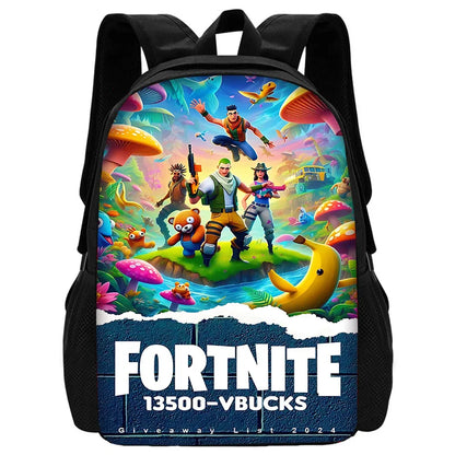 Child School Backpack with Shoulder Bag and Pencil Case School Bags for Hot Game Design Fortnite Boys and Girls Best Gift